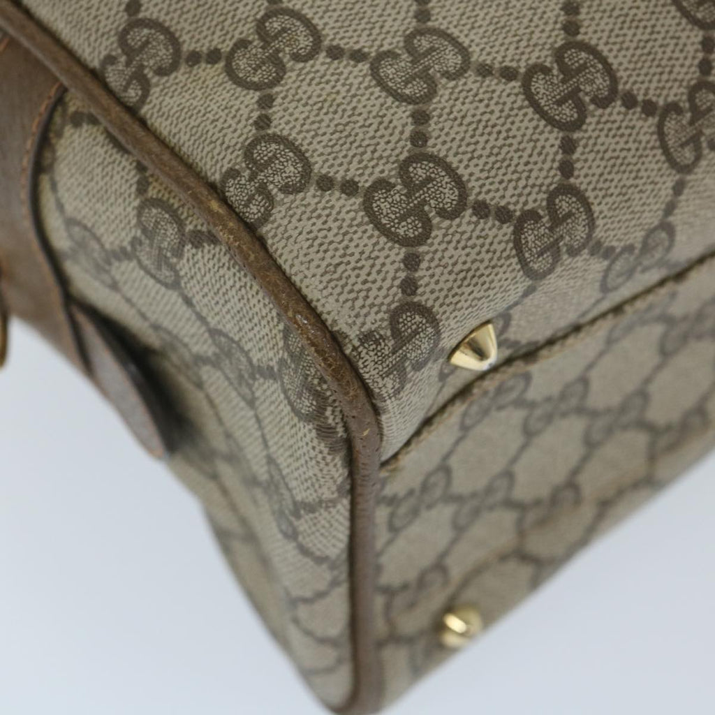 GUCCI GG Supreme Boston Bag PVC Leather Beige 002 58 4422 ep2144
