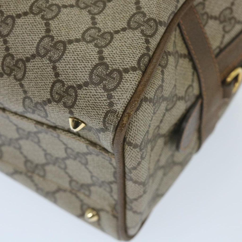 GUCCI GG Supreme Boston Bag PVC Leather Beige 002 58 4422 ep2144