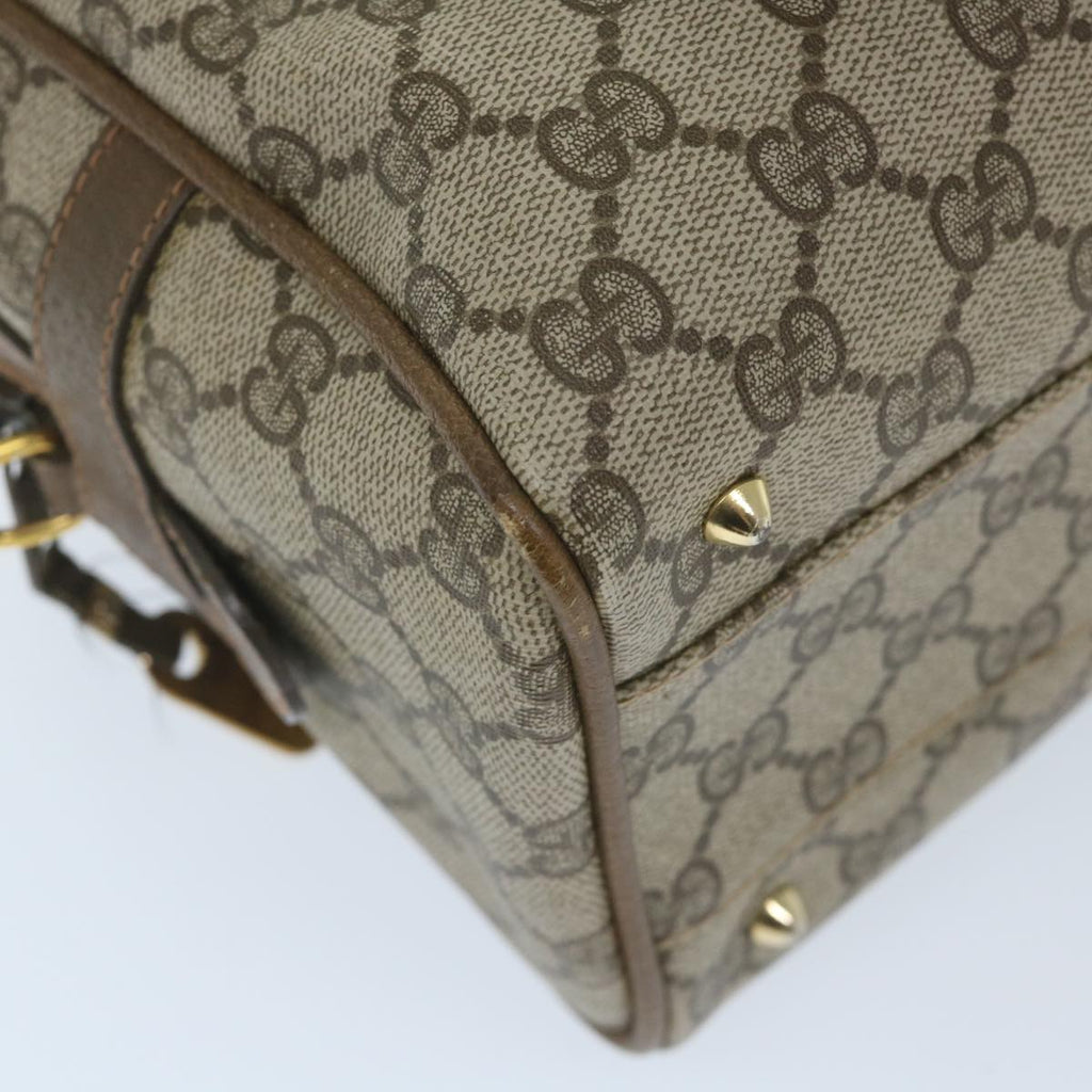 GUCCI GG Supreme Boston Bag PVC Leather Beige 002 58 4422 ep2144
