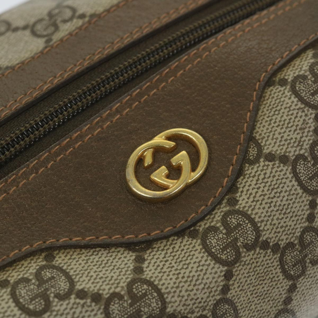 GUCCI GG Supreme Boston Bag PVC Leather Beige 002 58 4422 ep2144