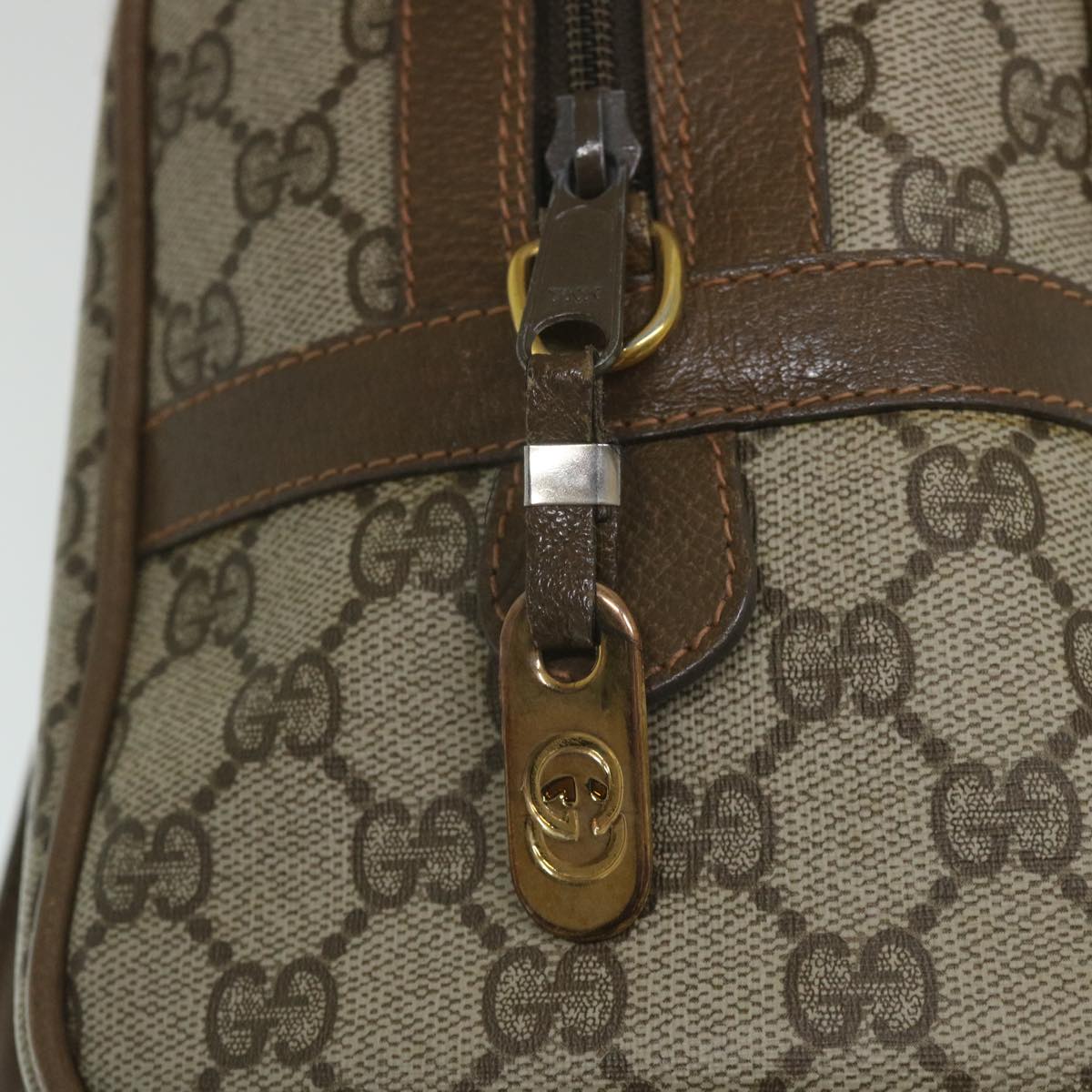 GUCCI GG Supreme Boston Bag PVC Leather Beige 002 58 4422 ep2144