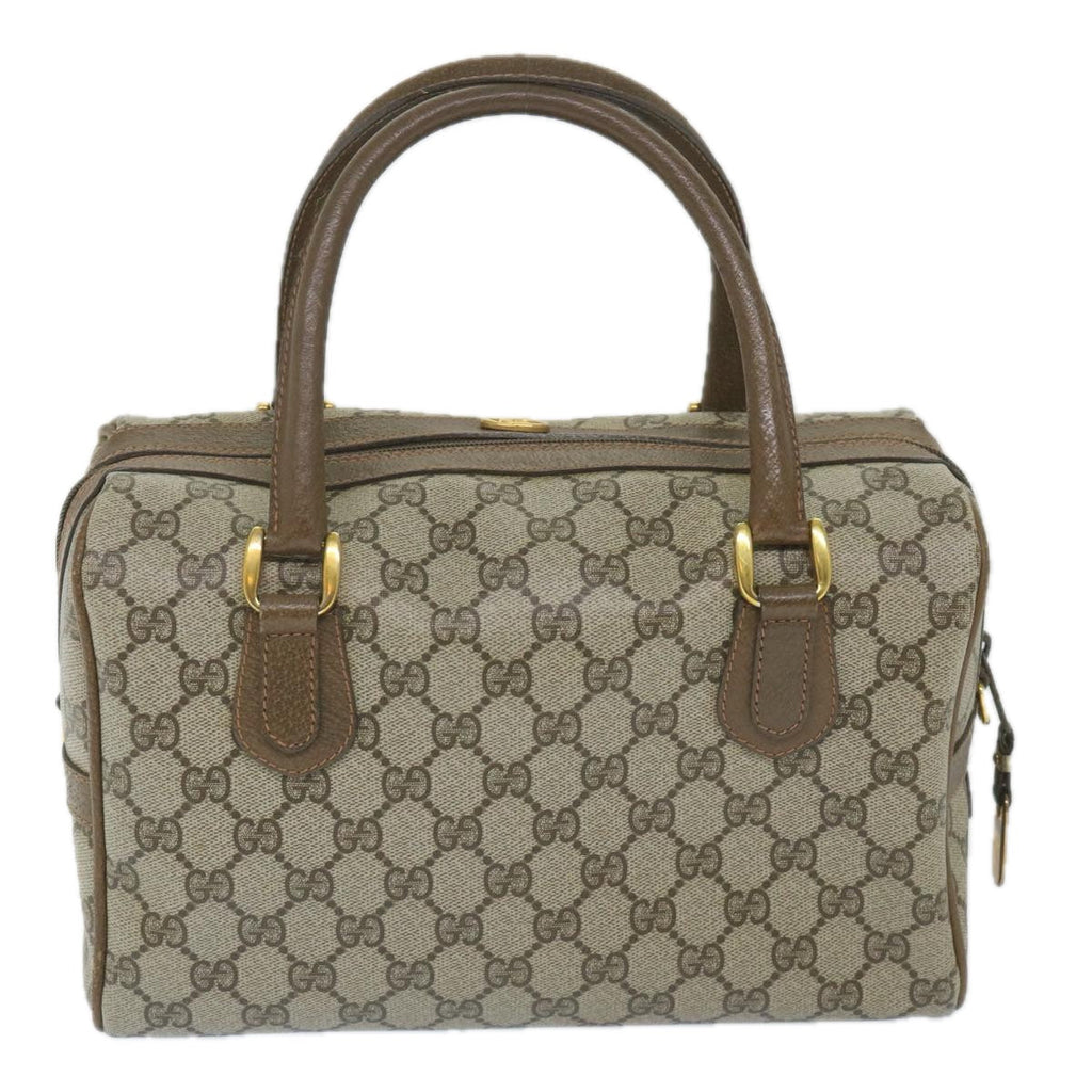 GUCCI GG Supreme Boston Bag PVC Leather Beige 002 58 4422 ep2144