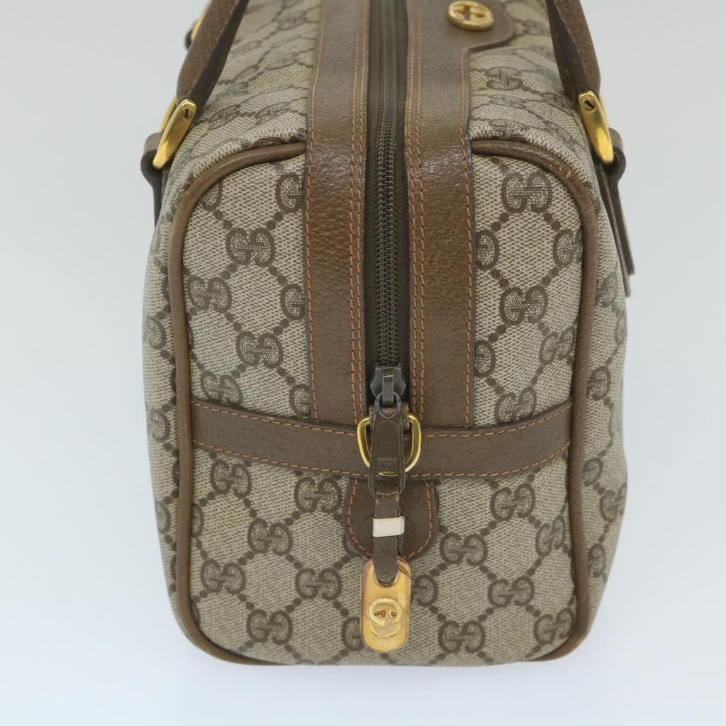 GUCCI GG Supreme Boston Bag PVC Leather Beige 002 58 4422 ep2144