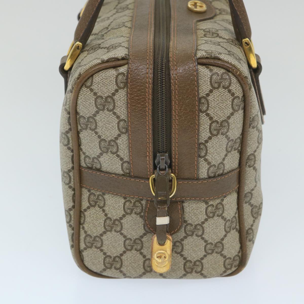 GUCCI GG Supreme Boston Bag PVC Leather Beige 002 58 4422 ep2144