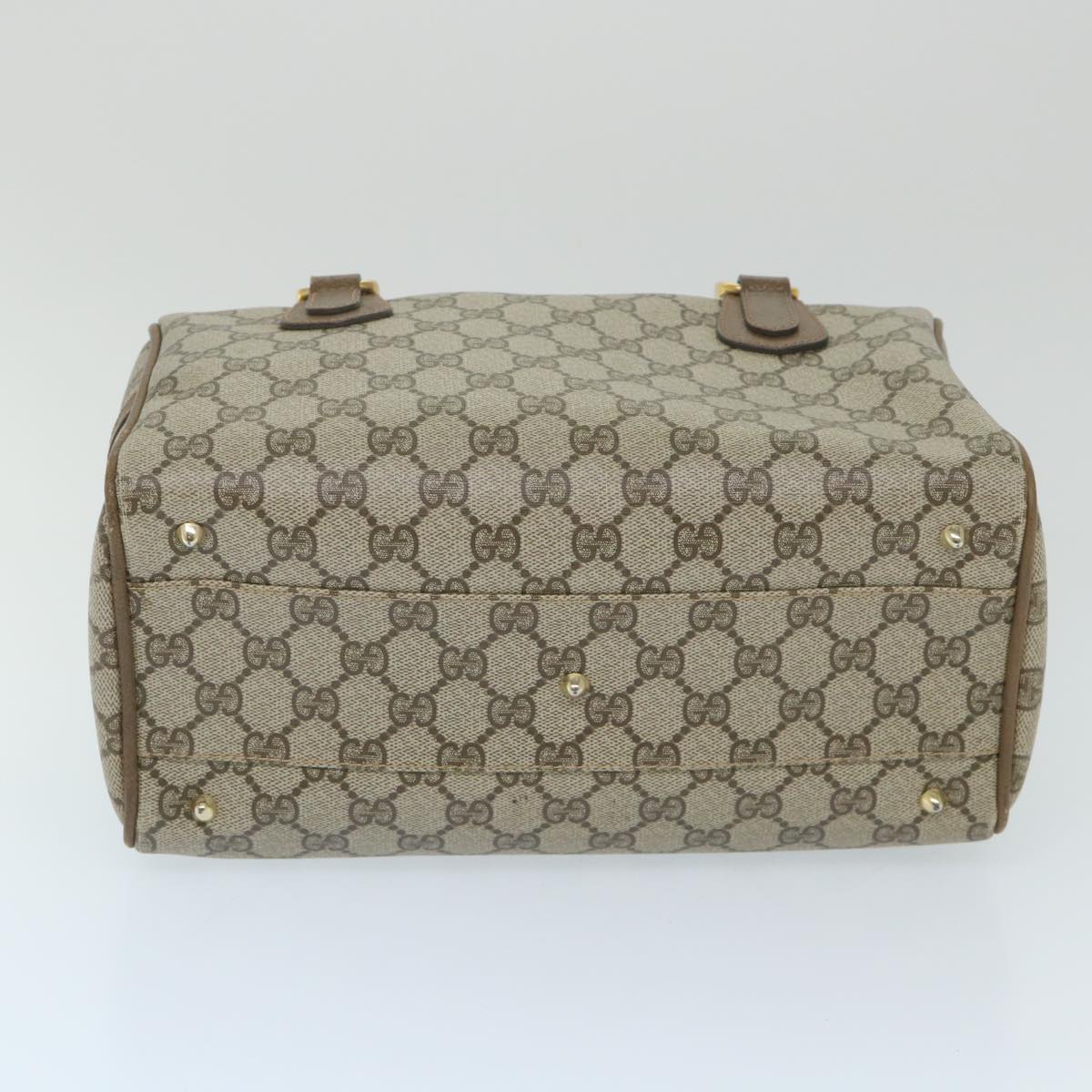 GUCCI GG Supreme Boston Bag PVC Leather Beige 002 58 4422 ep2144