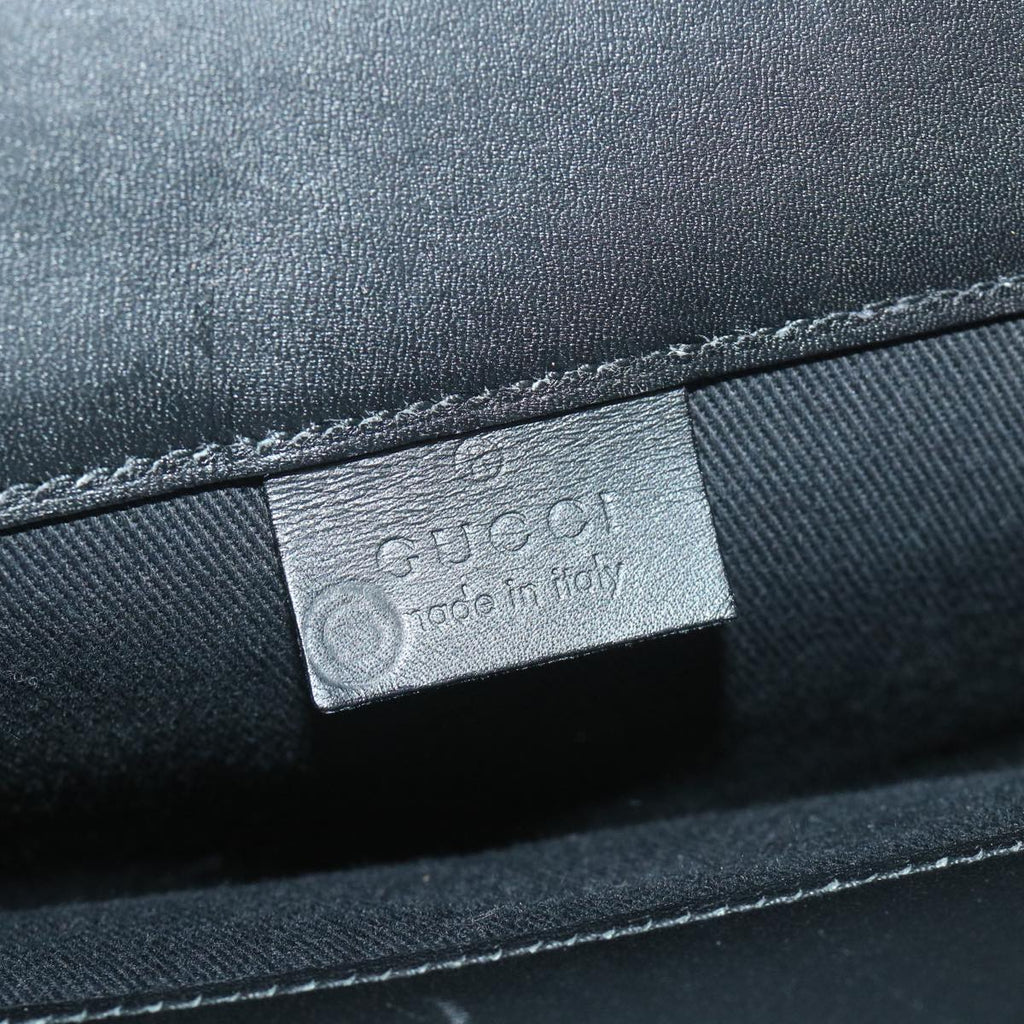 GUCCI Hand Bag Wool Black 002 8000 1669 ep2168