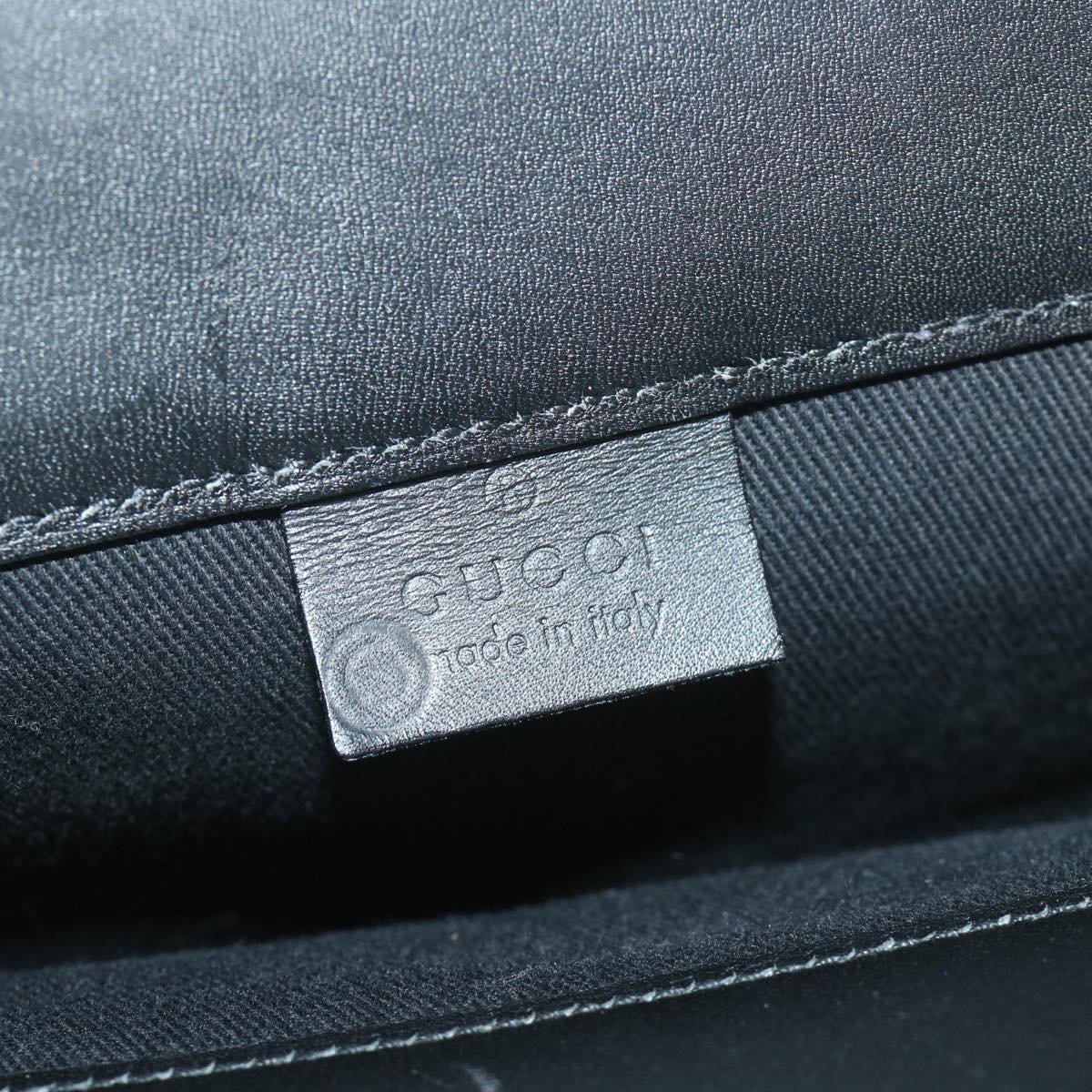 GUCCI Hand Bag Wool Black 002 8000 1669 ep2168