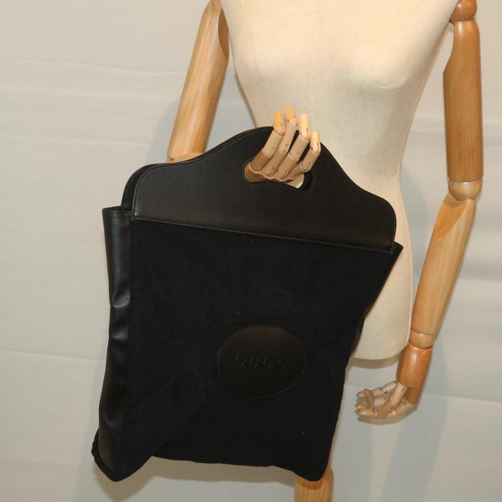 GUCCI Hand Bag Wool Black 002 8000 1669 ep2168