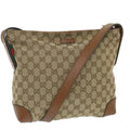 GUCCI GG Canvas Web Sherry Line Shoulder Bag Beige Red Green 337598 ep2170