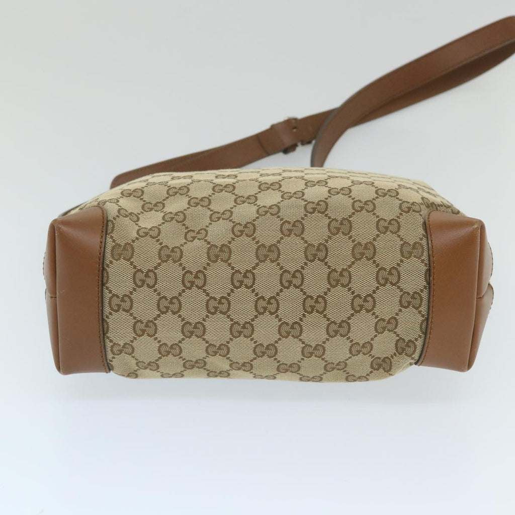 GUCCI GG Canvas Web Sherry Line Shoulder Bag Beige Red Green 337598 ep2170
