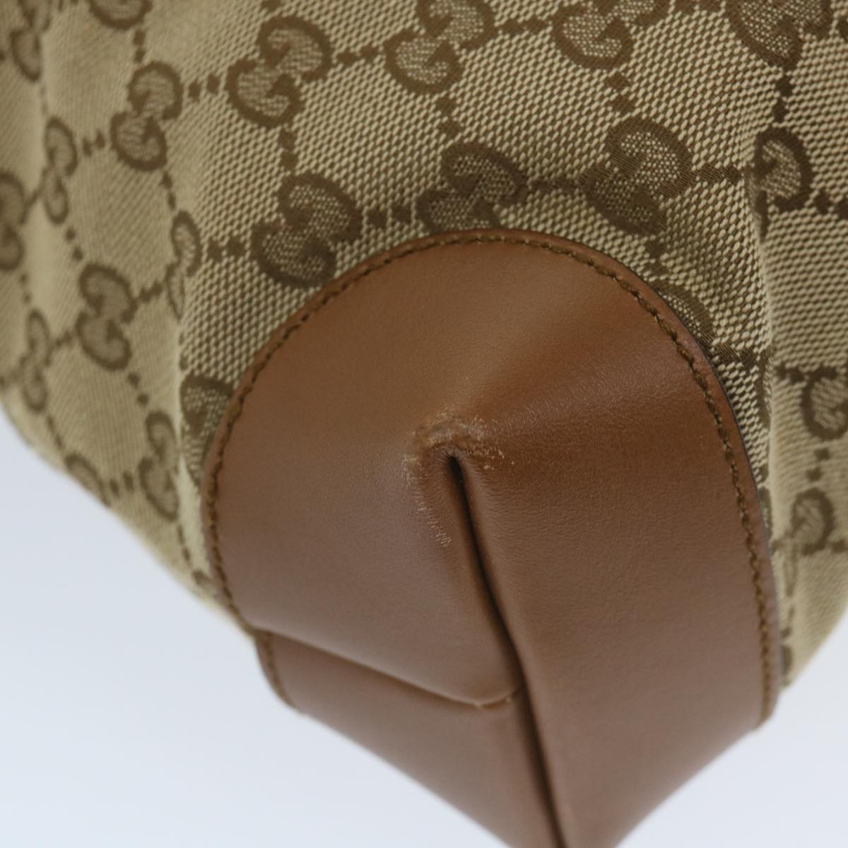 GUCCI GG Canvas Web Sherry Line Shoulder Bag Beige Red Green 337598 ep2170