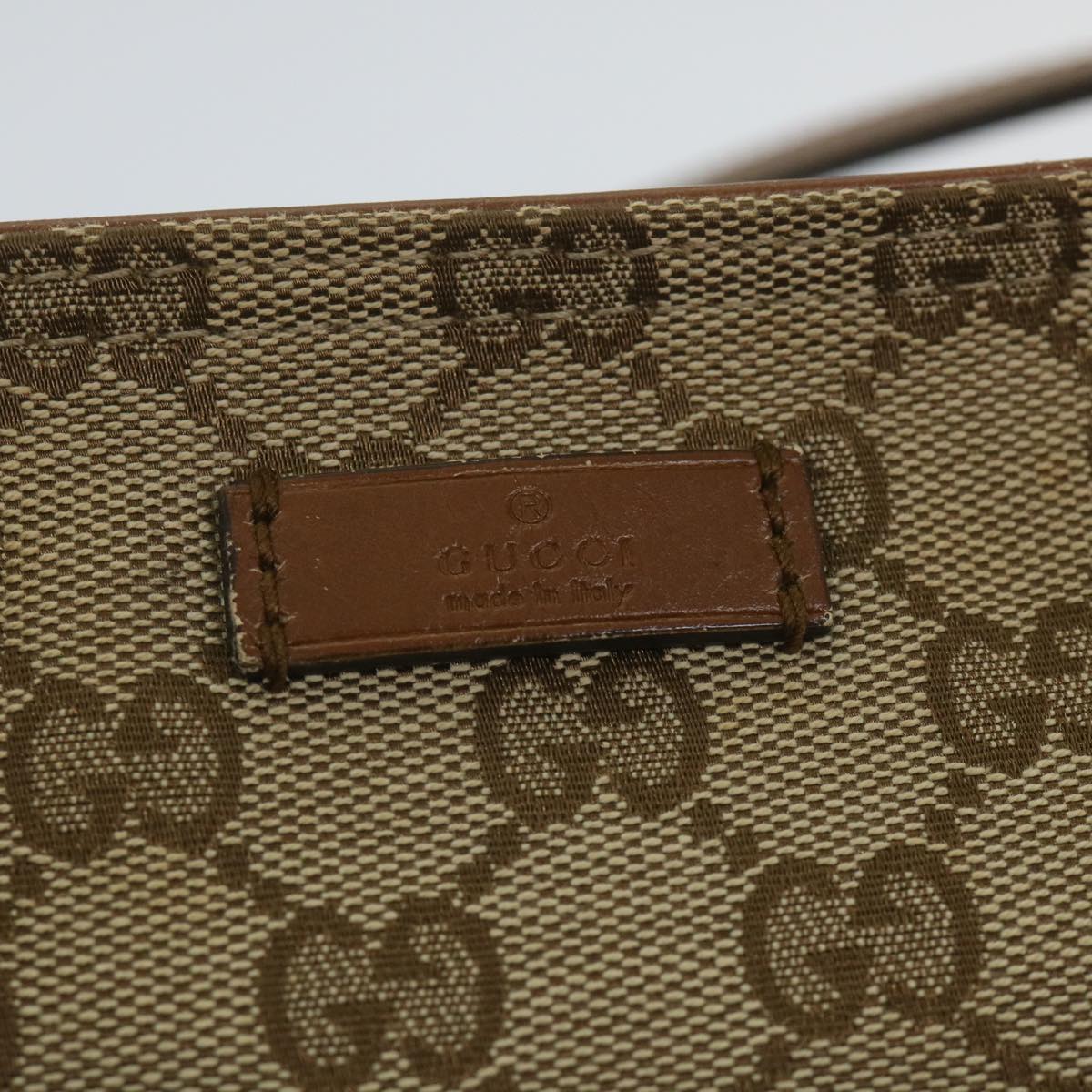 GUCCI GG Canvas Web Sherry Line Shoulder Bag Beige Red Green 337598 ep2170