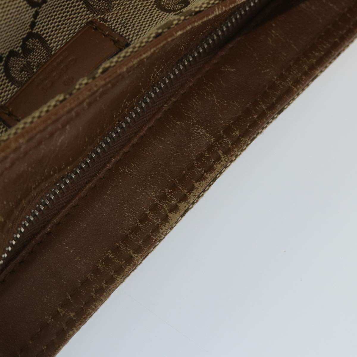 GUCCI GG Canvas Web Sherry Line Shoulder Bag Beige Red Green 337598 ep2170