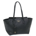 GUCCI Swing Shoulder Bag Leather Black 354408 ep2176