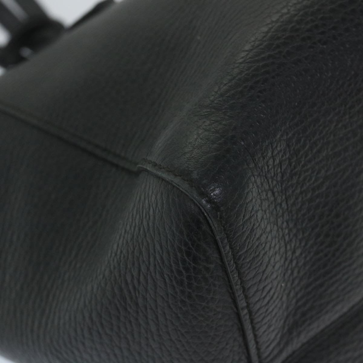 GUCCI Swing Shoulder Bag Leather Black 354408 ep2176