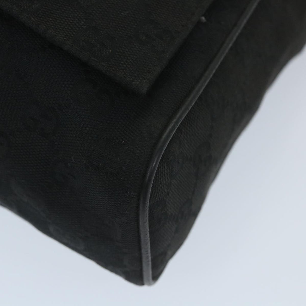 GUCCI GG Canvas Shoulder Bag Black 146236 ep2179