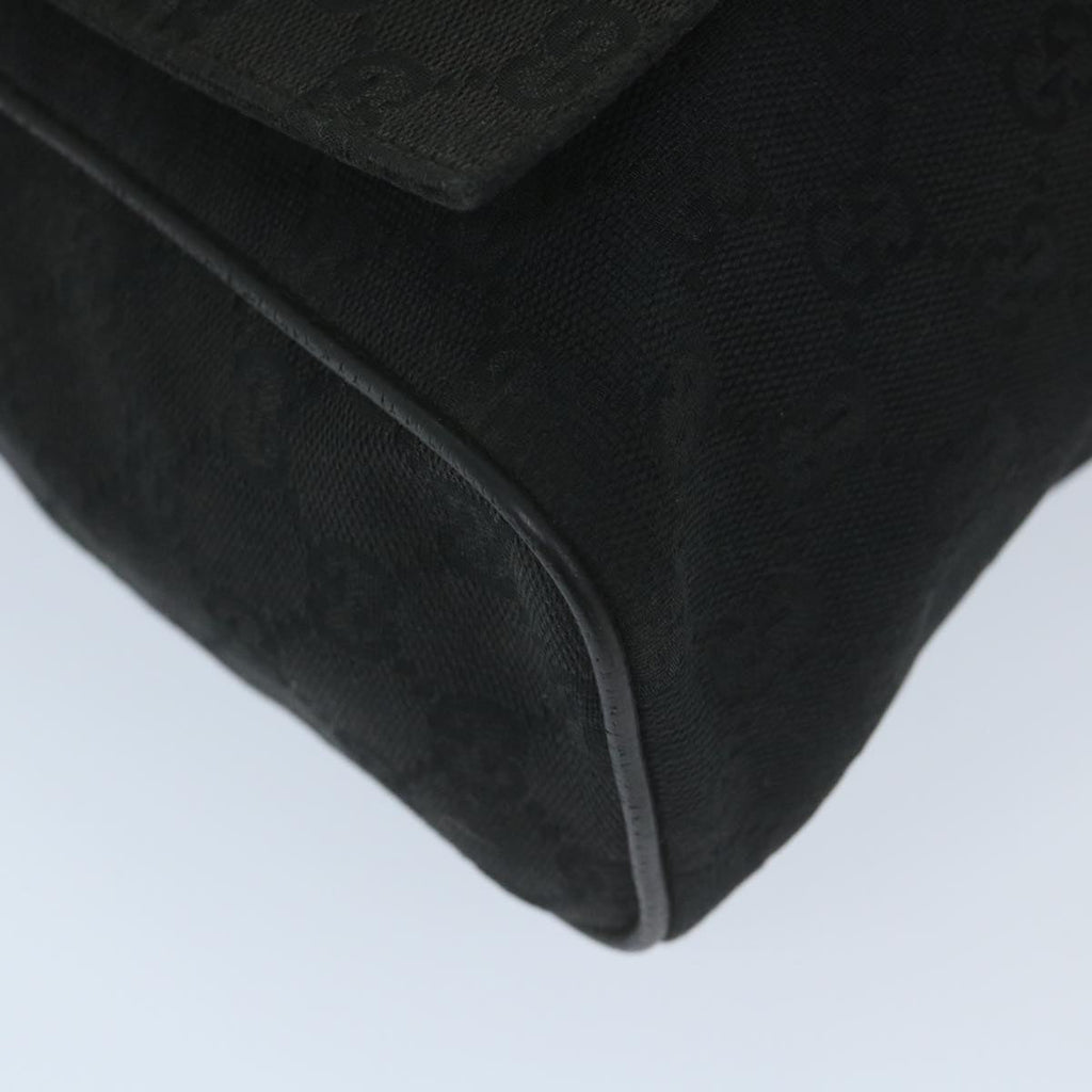 GUCCI GG Canvas Shoulder Bag Black 146236 ep2179