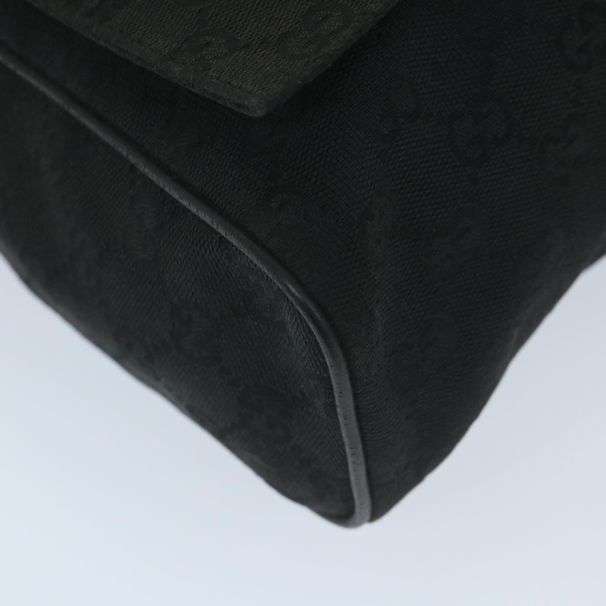 GUCCI GG Canvas Shoulder Bag Black 146236 ep2179