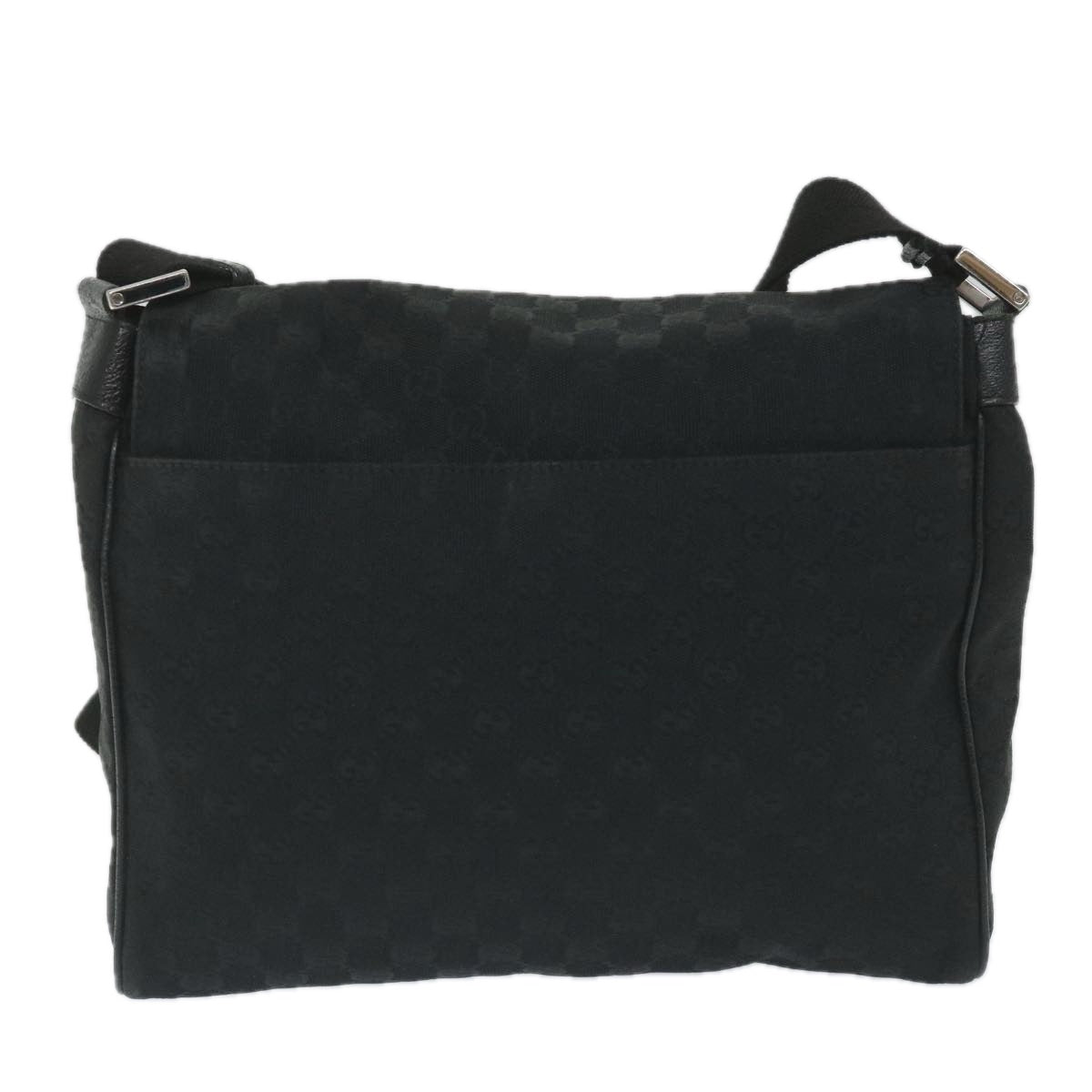 GUCCI GG Canvas Shoulder Bag Black 146236 ep2179