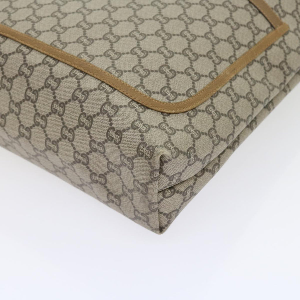 GUCCI GG Plus Supreme Web Sherry Line Tote Bag Beige Red Green ep2191