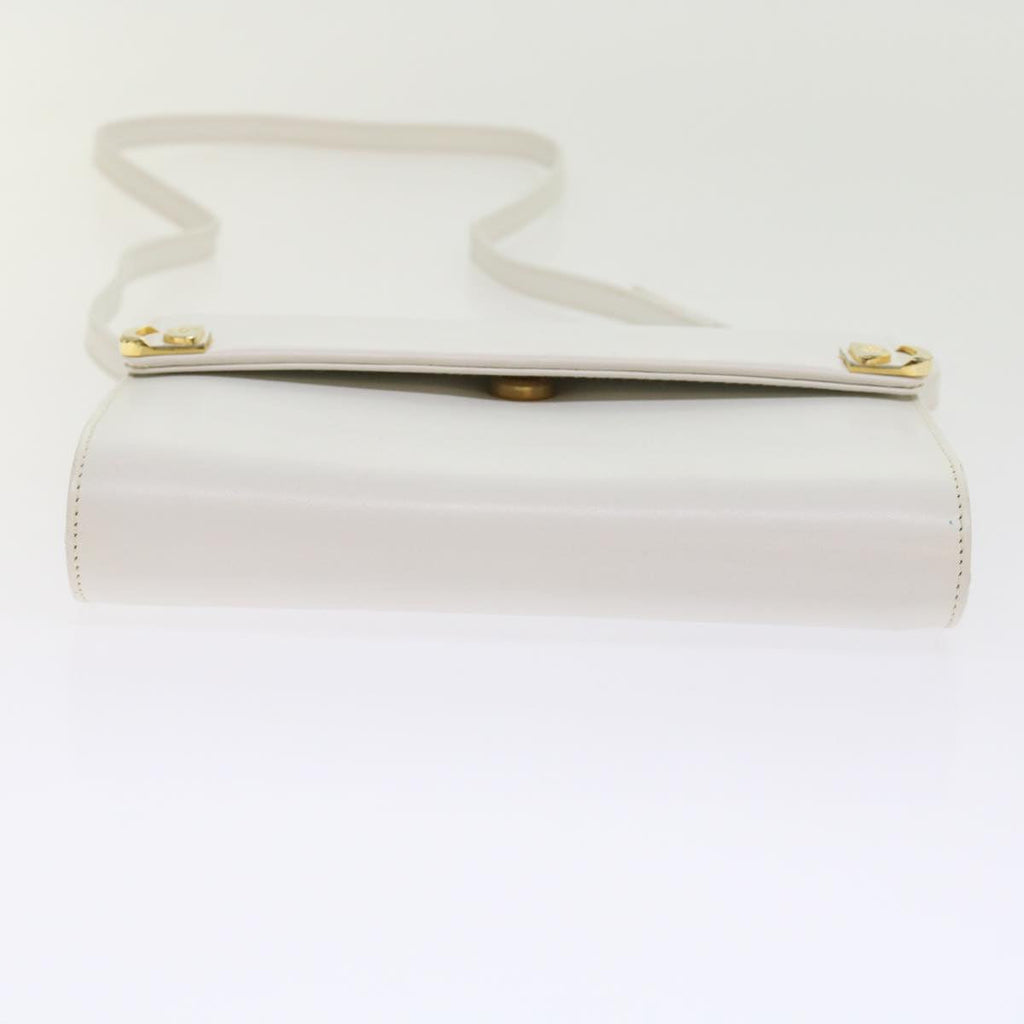 GUCCI Shoulder Bag Leather White 004 056 0209 ep2193
