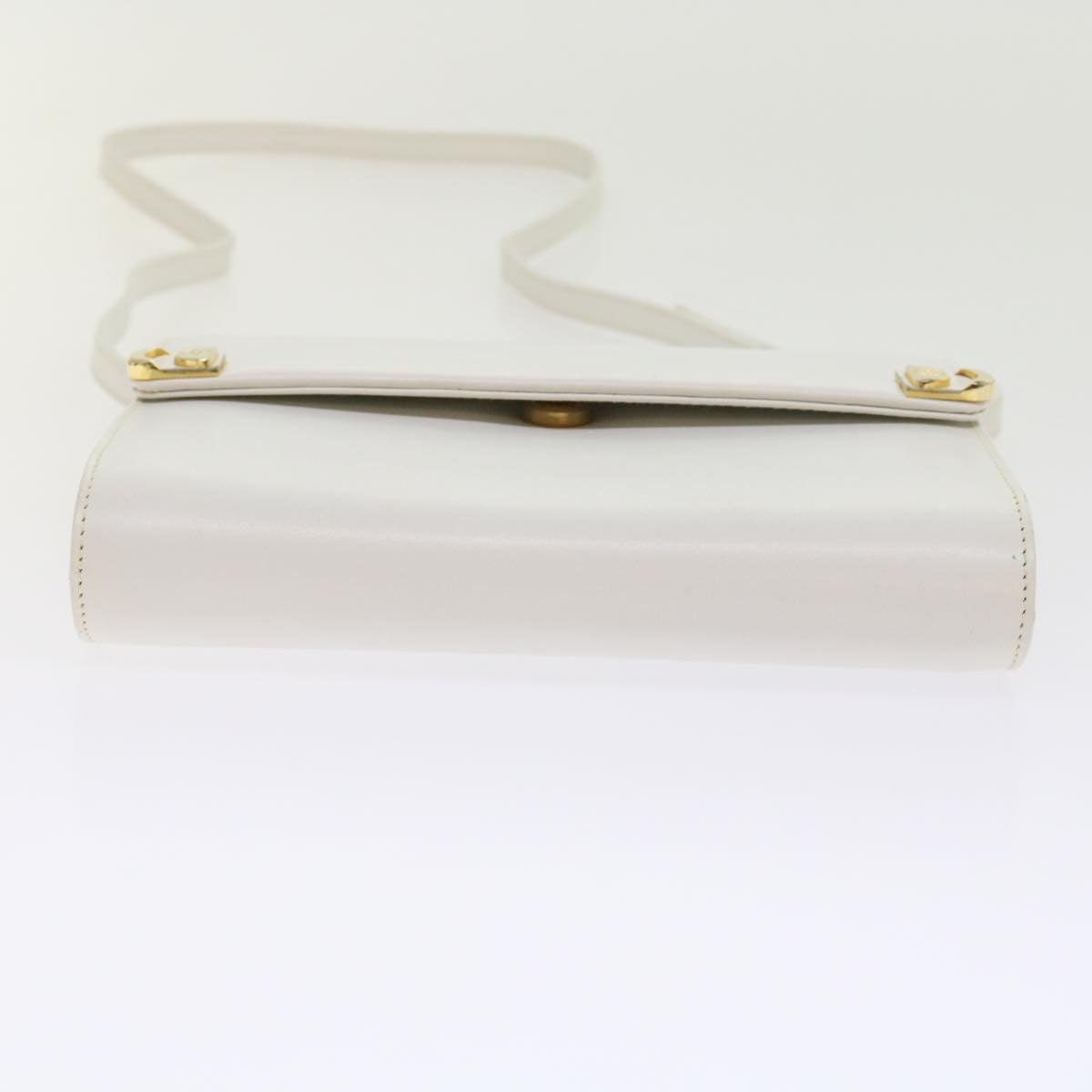 GUCCI Shoulder Bag Leather White 004 056 0209 ep2193