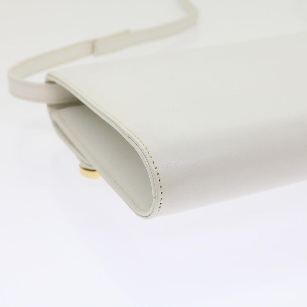 GUCCI Shoulder Bag Leather White 004 056 0209 ep2193