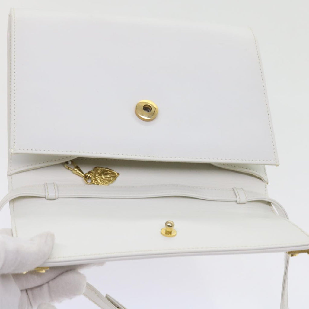 GUCCI Shoulder Bag Leather White 004 056 0209 ep2193