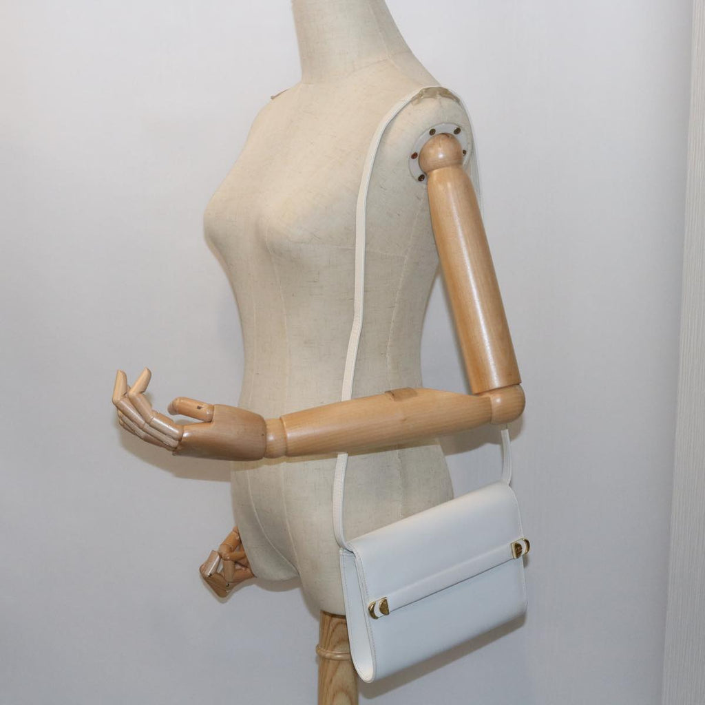 GUCCI Shoulder Bag Leather White 004 056 0209 ep2193