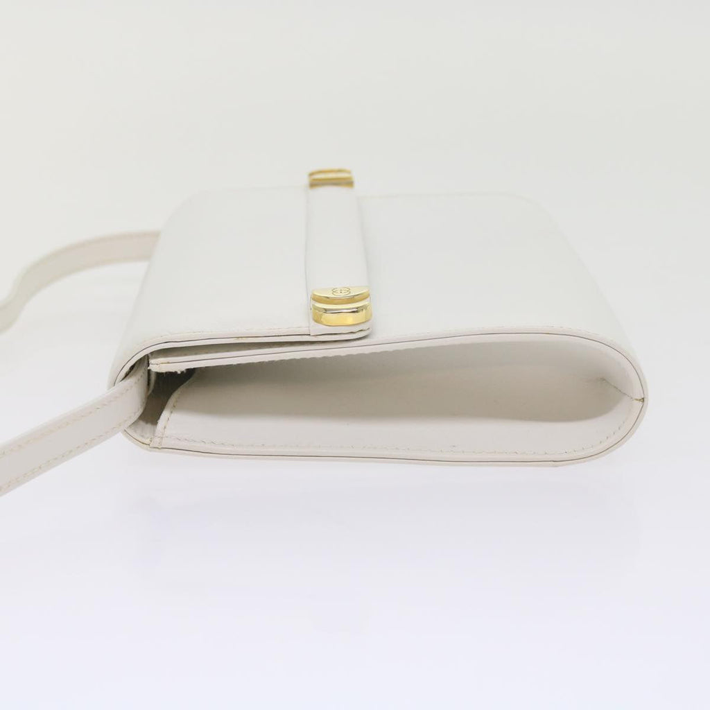 GUCCI Shoulder Bag Leather White 004 056 0209 ep2193