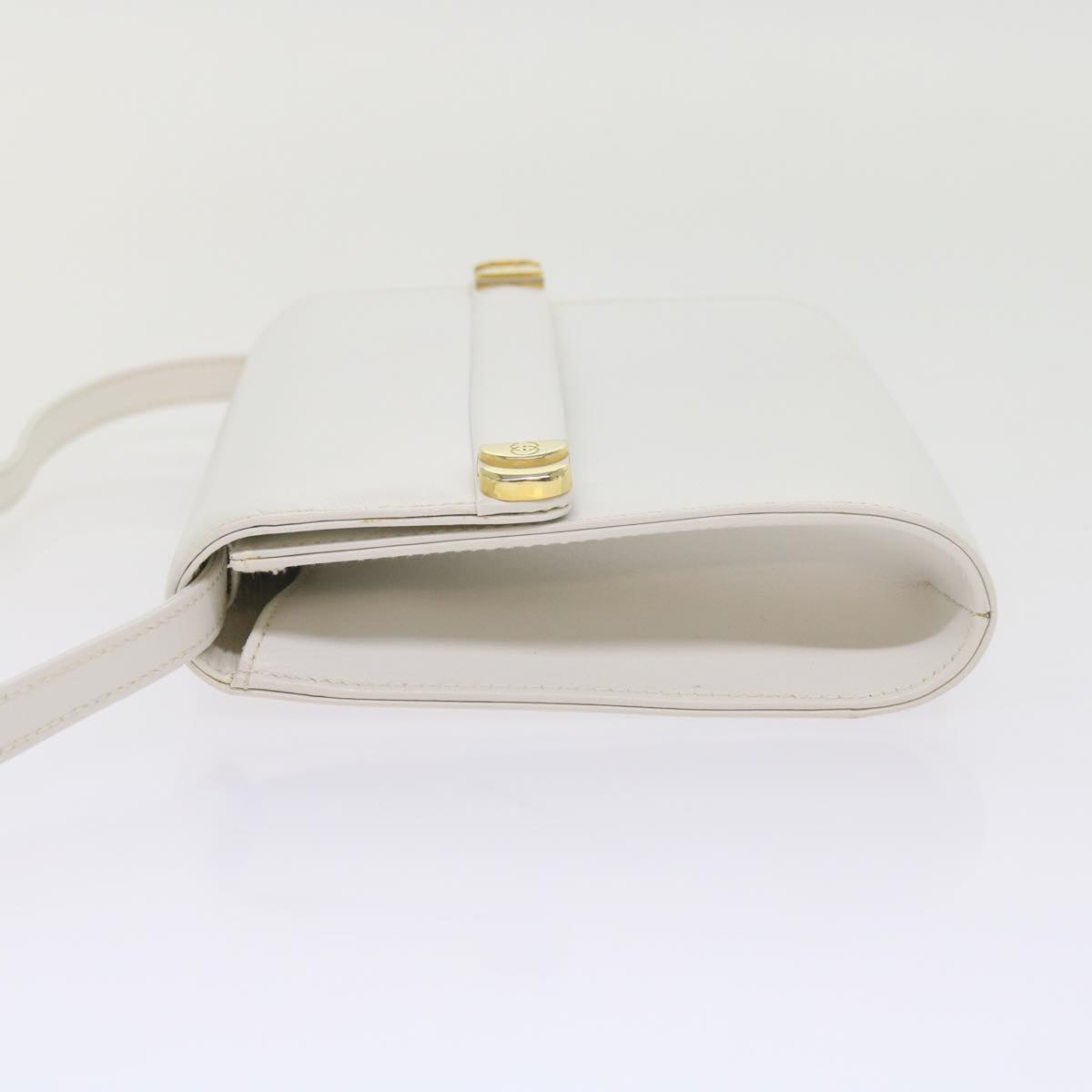 GUCCI Shoulder Bag Leather White 004 056 0209 ep2193