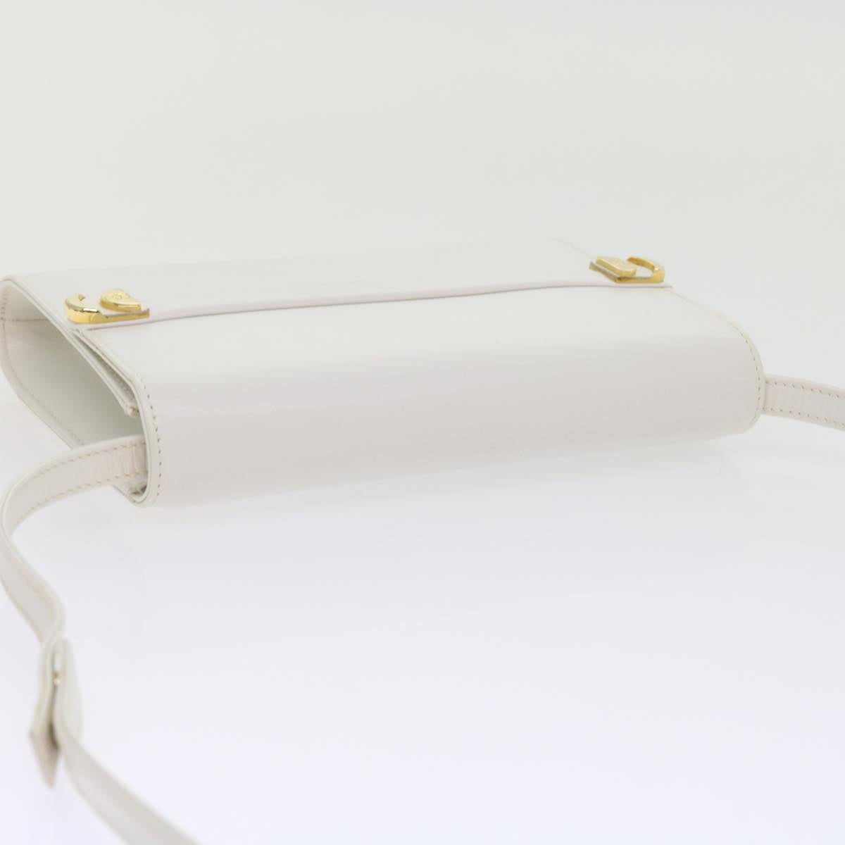 GUCCI Shoulder Bag Leather White 004 056 0209 ep2193