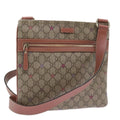 GUCCI GG Supreme Shoulder Bag PVC Leather Beige 295257 ep2196