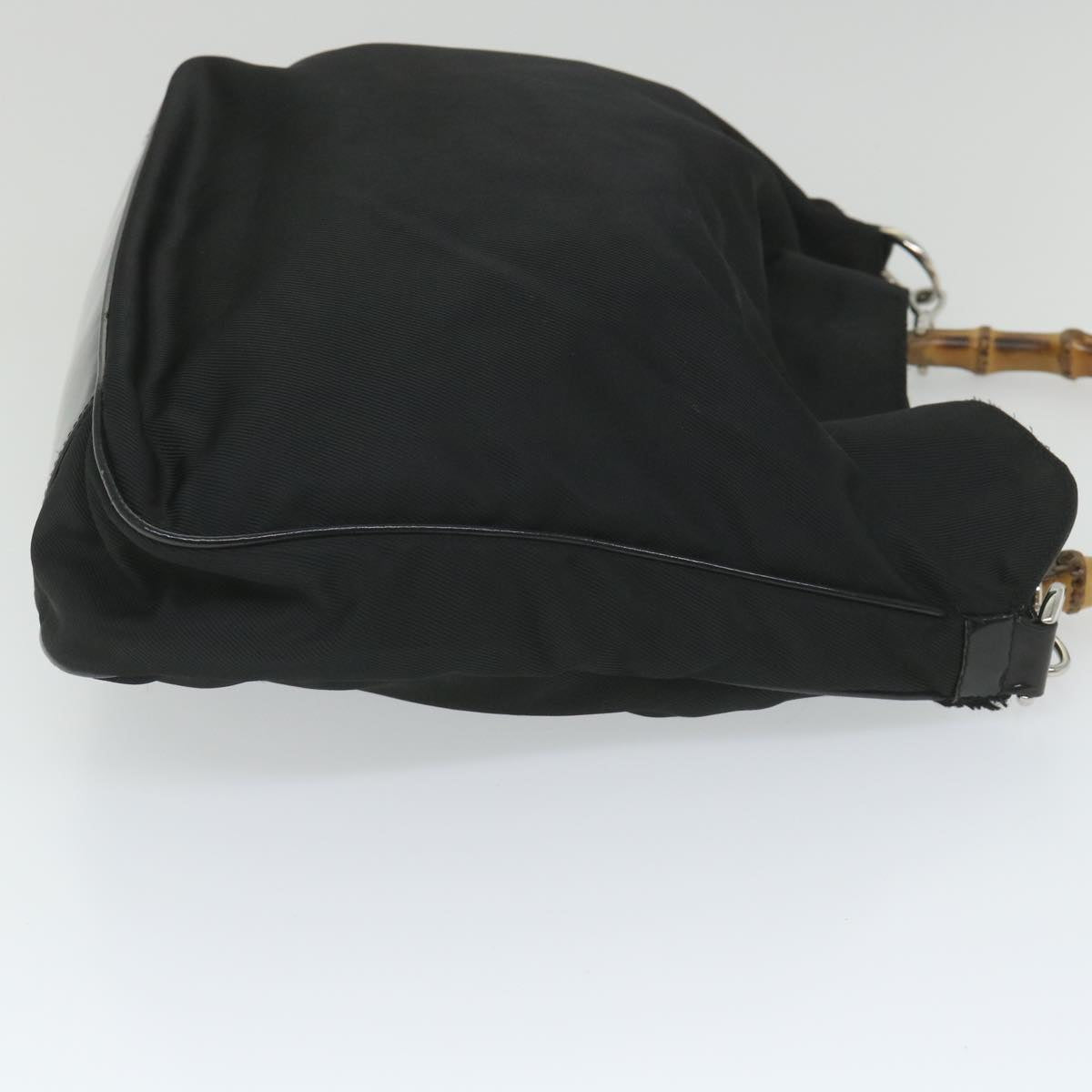 GUCCI Bamboo Hand Bag Canvas Black 001 2404 1577 0 ep2198