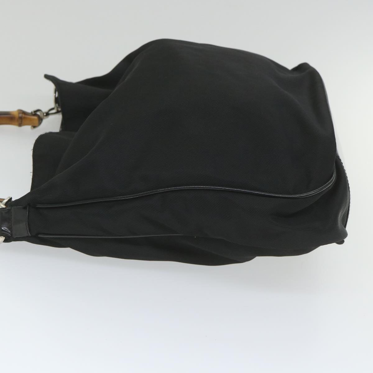 GUCCI Bamboo Hand Bag Canvas Black 001 2404 1577 0 ep2198