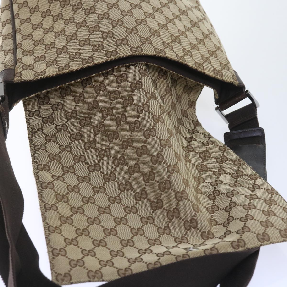 GUCCI GG Canvas Shoulder Bag Beige 146236 ep2201