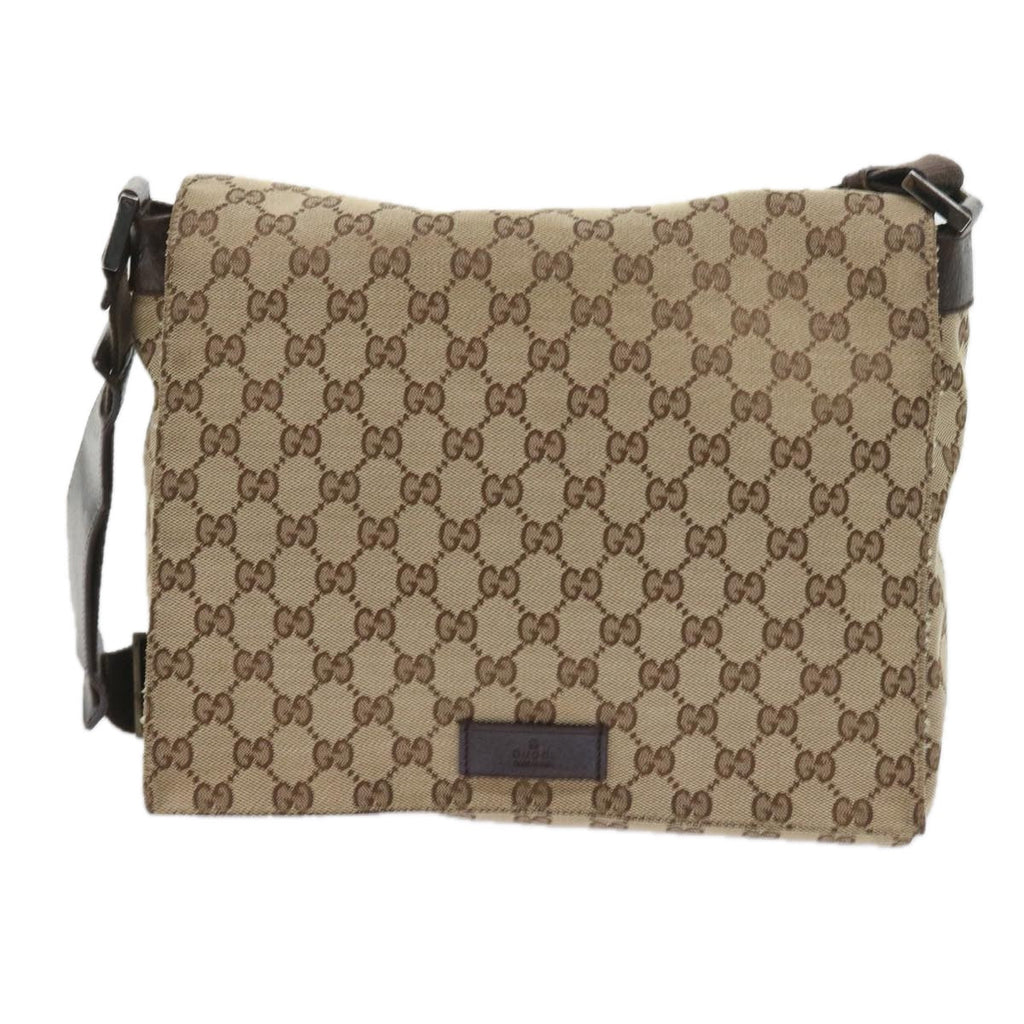 GUCCI GG Canvas Shoulder Bag Beige 146236 ep2201