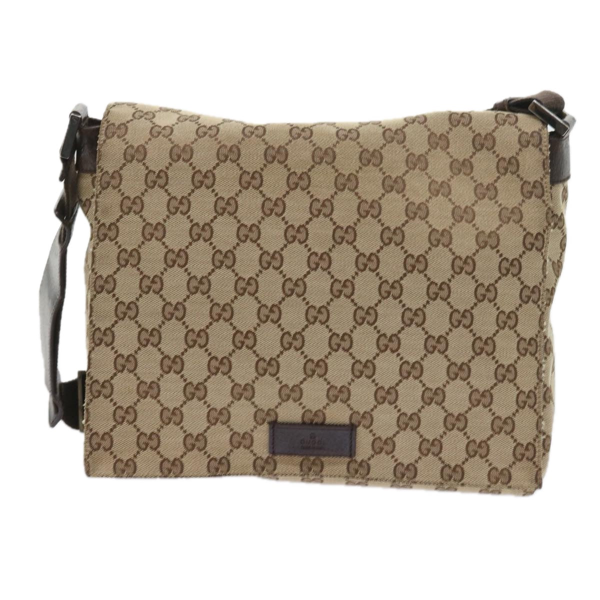GUCCI GG Canvas Shoulder Bag Beige 146236 ep2201