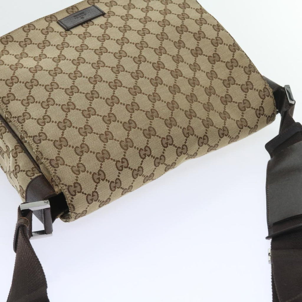 GUCCI GG Canvas Shoulder Bag Beige 146236 ep2201