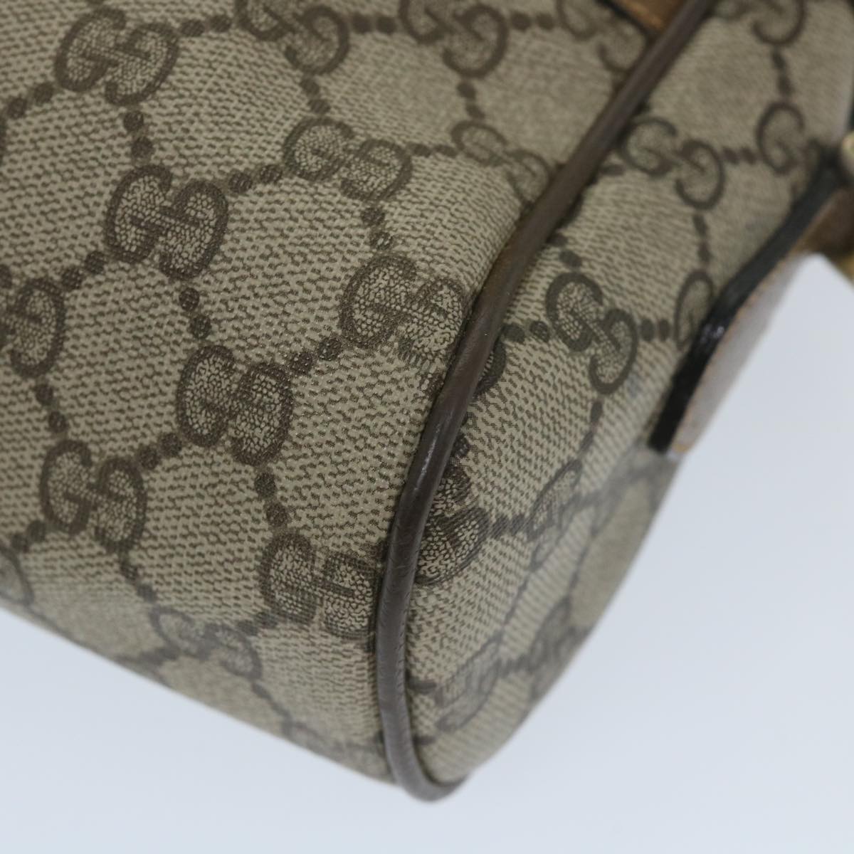GUCCI GG Supreme Web Sherry Line Shoulder Bag Beige Red 001 4071 5 ep2202