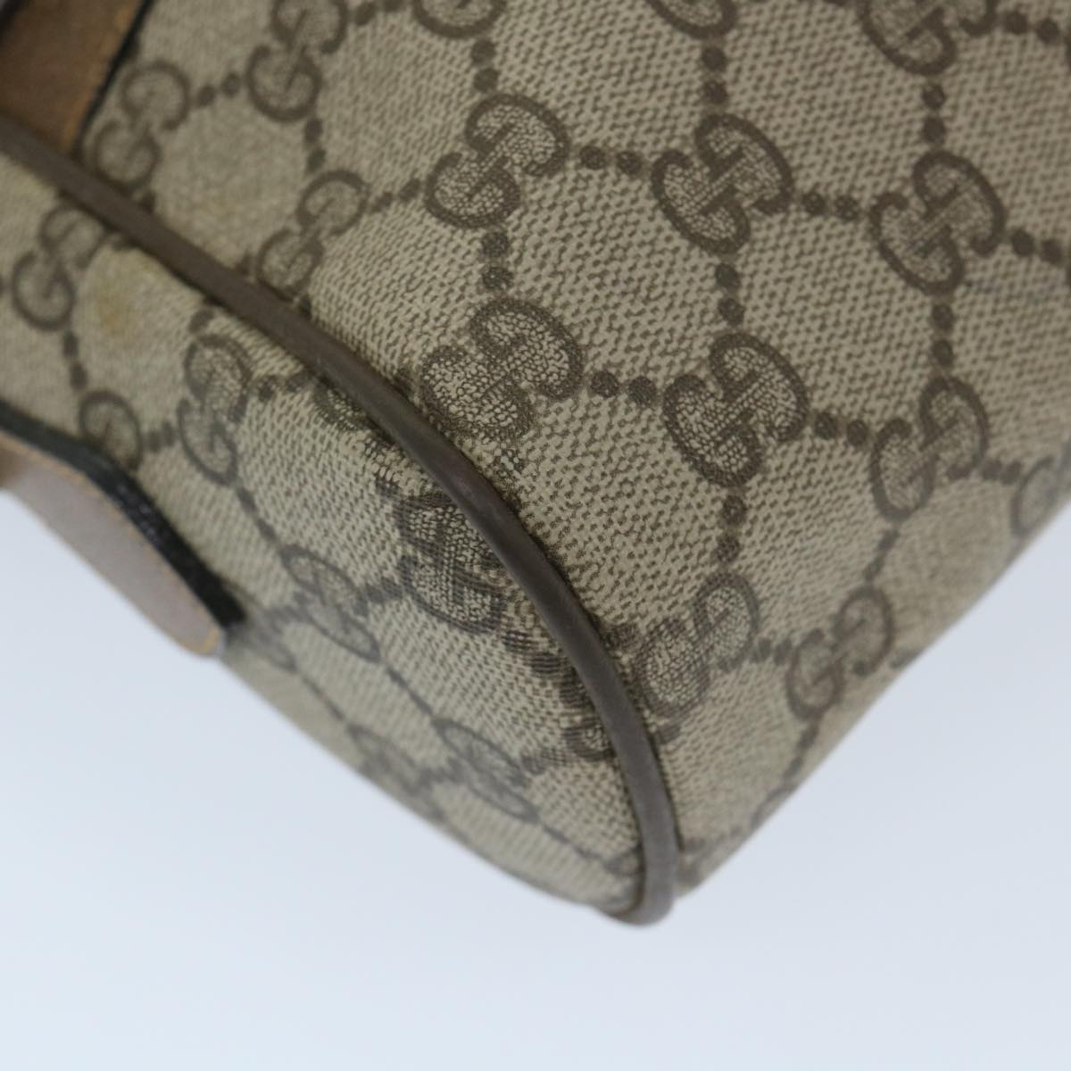 GUCCI GG Supreme Web Sherry Line Shoulder Bag Beige Red 001 4071 5 ep2202