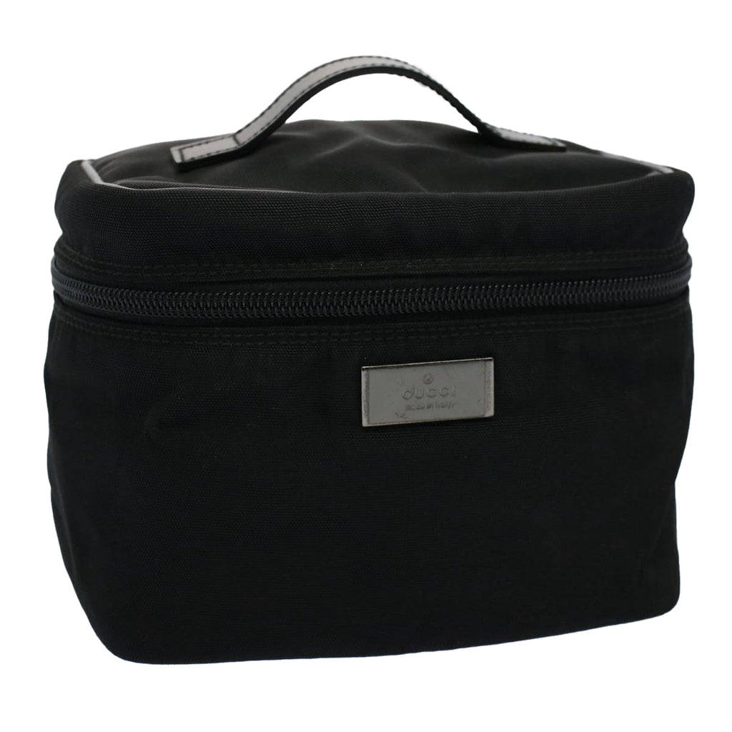 GUCCI Vanity Cosmetic Pouch Nylon Canvas Black 039 0951 ep2207