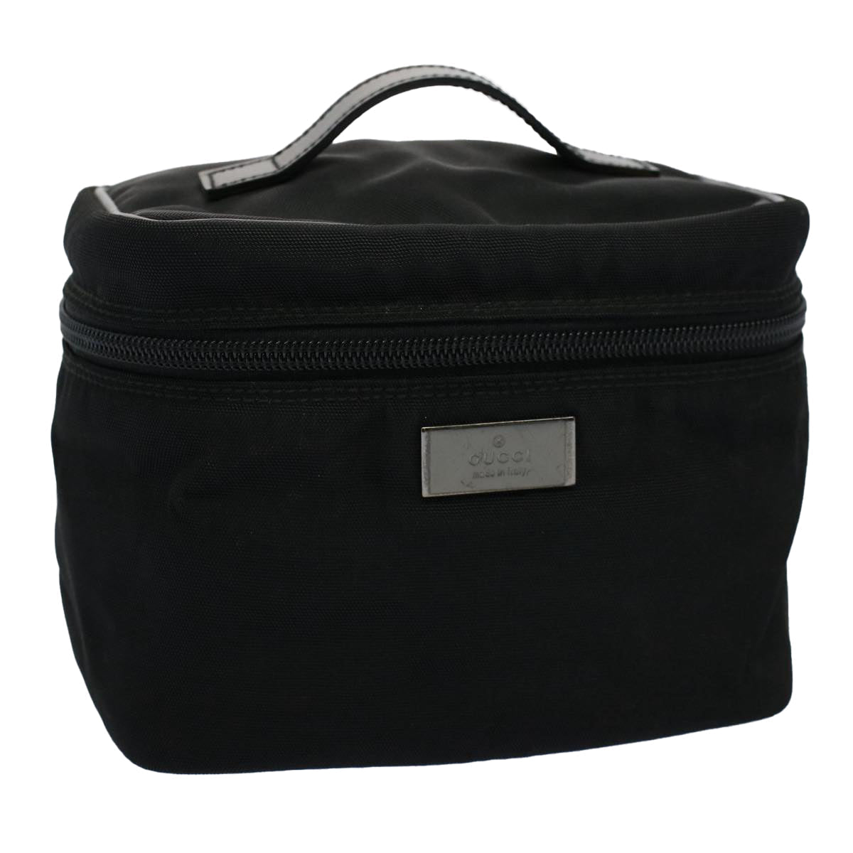 GUCCI Vanity Cosmetic Pouch Nylon Canvas Black 039 0951 ep2207