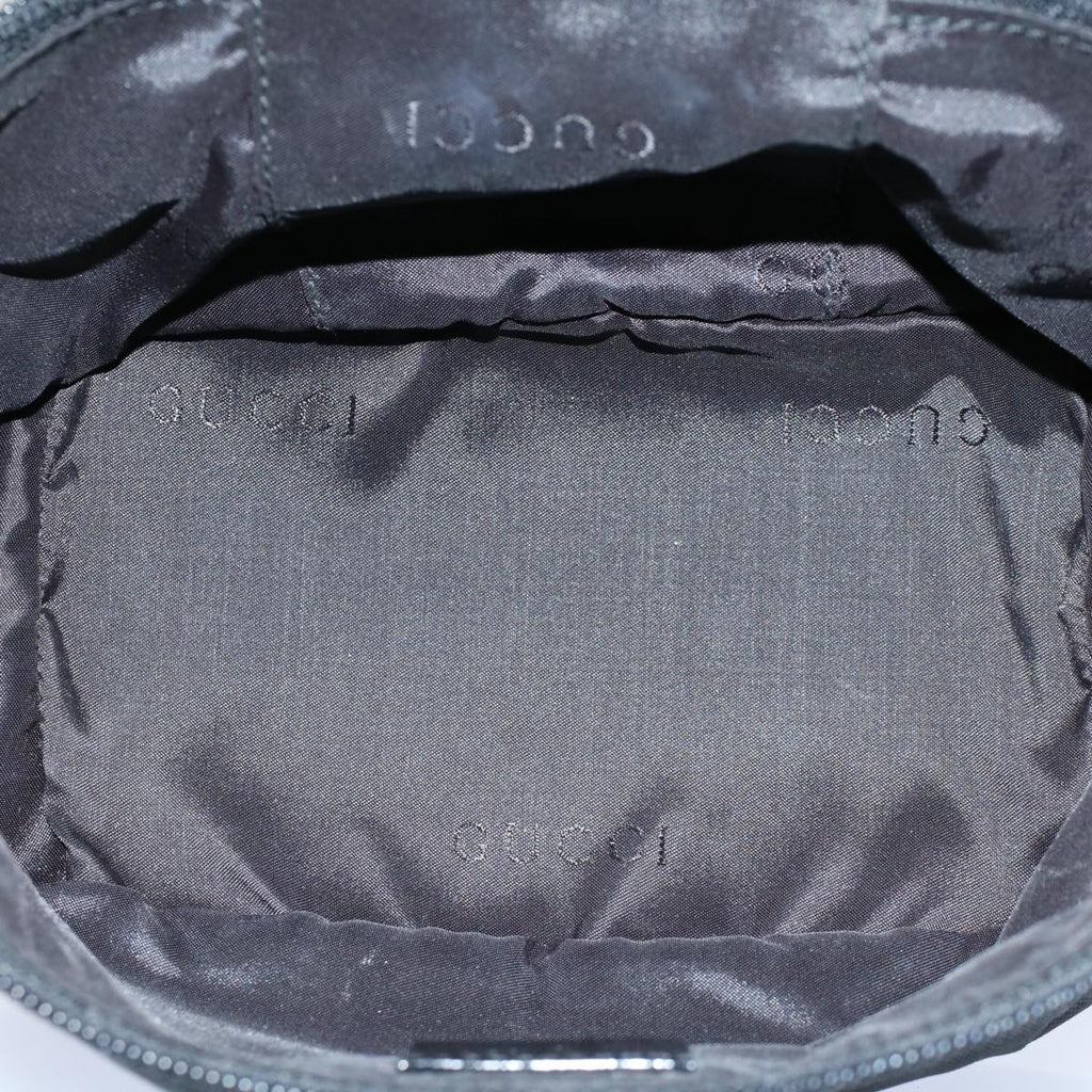 GUCCI Vanity Cosmetic Pouch Nylon Canvas Black 039 0951 ep2207
