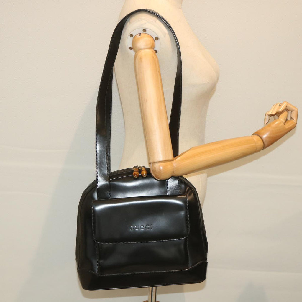 GUCCI Shoulder Bag Leather Black 001 1075 1650 0 ep2211