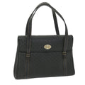 GUCCI Micro GG Supreme Hand Bag PVC Leather Black 000 46 4857 ep2214