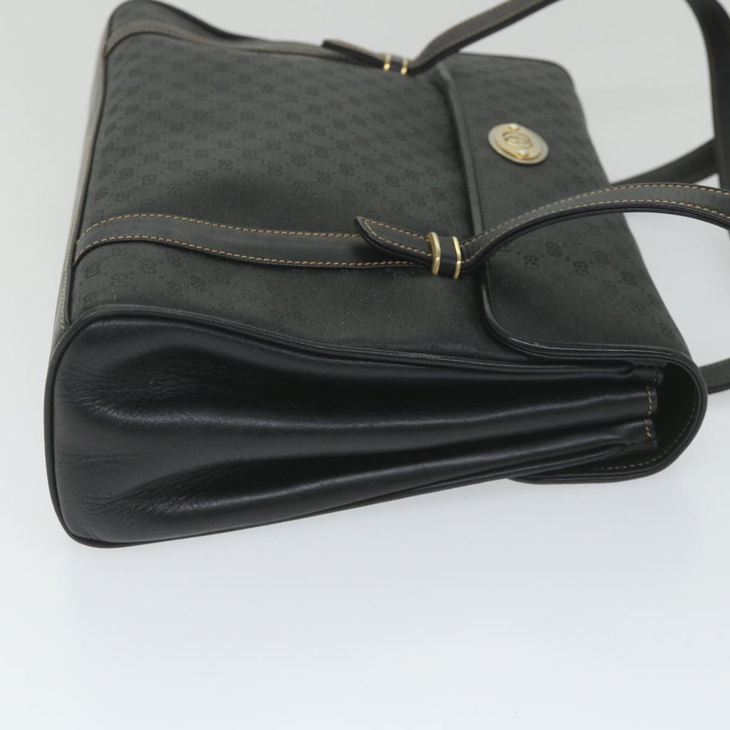 GUCCI Micro GG Supreme Hand Bag PVC Leather Black 000 46 4857 ep2214
