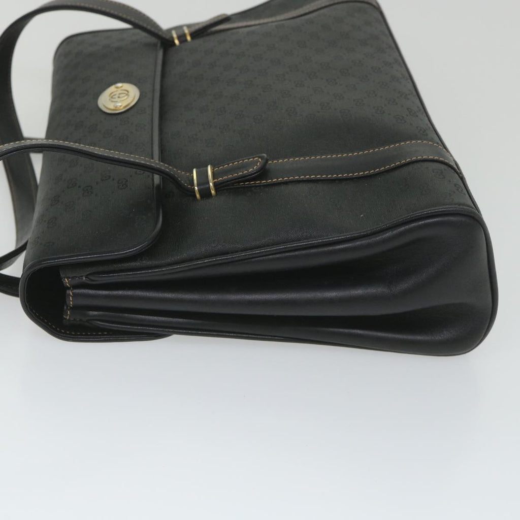 GUCCI Micro GG Supreme Hand Bag PVC Leather Black 000 46 4857 ep2214