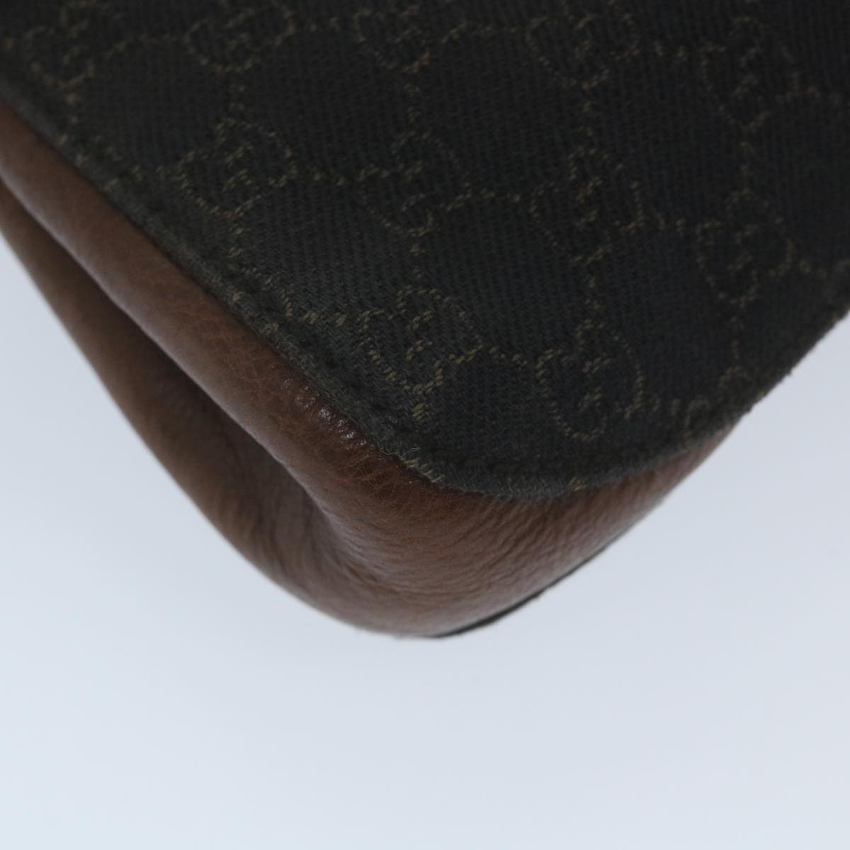 GUCCI GG Canvas Shoulder Bag Brown 101345 ep2216