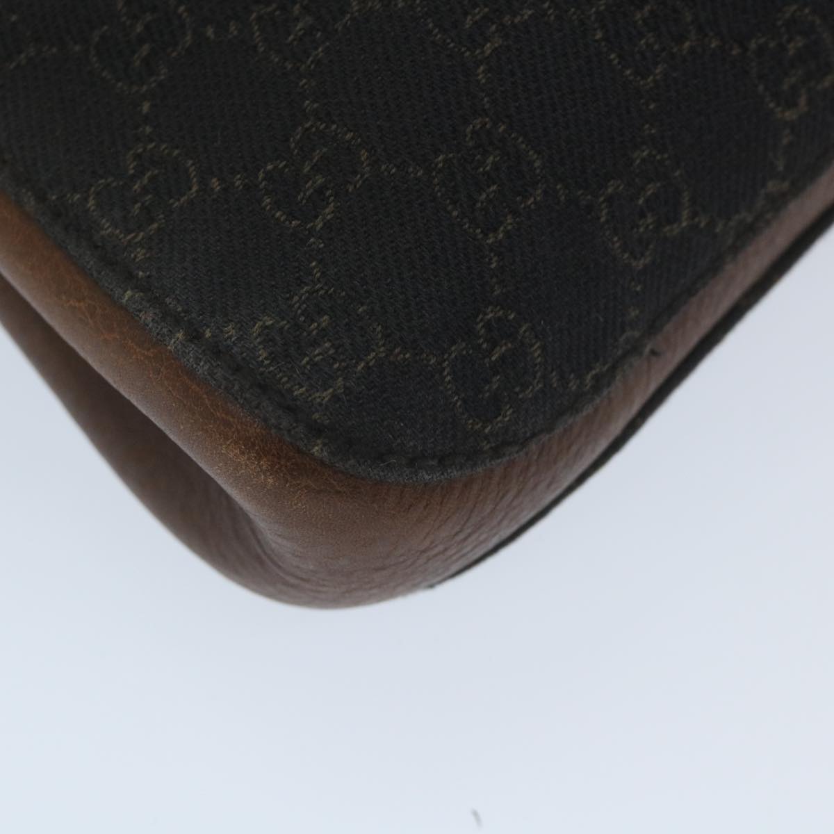 GUCCI GG Canvas Shoulder Bag Brown 101345 ep2216